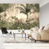 Fototapeta Tropical Trees And Leaves For Digital Printing Wallpaper, Custom Design Wallpaper - 3D