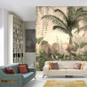 Fototapeta Tropical Trees And Leaves For Digital Printing Wallpaper, Custom Design Wallpaper - 3D
