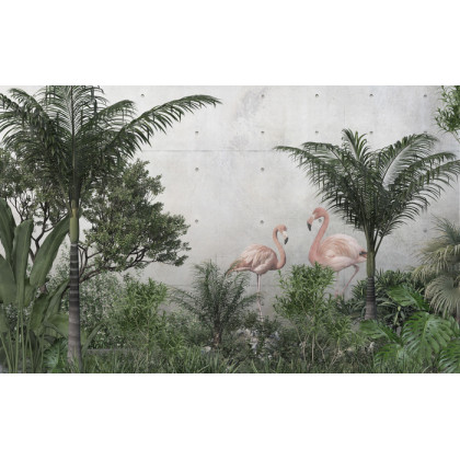 Fototapeta Tropical Trees And Leaves For Digital Printing Wallpaper, Custom Design Wallpaper - 3D