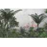 Fototapeta Tropical Trees And Leaves For Digital Printing Wallpaper, Custom Design Wallpaper - 3D