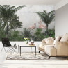 Fototapeta Tropical Trees And Leaves For Digital Printing Wallpaper, Custom Design Wallpaper - 3D