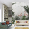 Fototapeta Tropical Trees And Leaves For Digital Printing Wallpaper, Custom Design Wallpaper - 3D