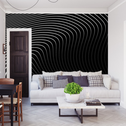 Fototapeta Of The Gray Pattern Of Lines . Eps10.