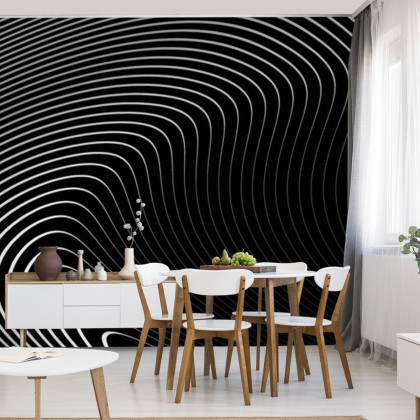 Fototapeta Of The Gray Pattern Of Lines . Eps10.