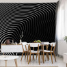 Fototapeta Of The Gray Pattern Of Lines . Eps10.