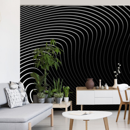 Fototapeta Of The Gray Pattern Of Lines . Eps10.