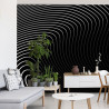 Fototapeta Of The Gray Pattern Of Lines . Eps10.