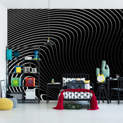 Fototapeta Of The Gray Pattern Of Lines . Eps10.