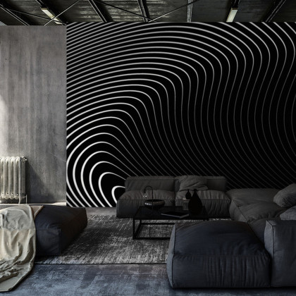 Fototapeta Of The Gray Pattern Of Lines . Eps10.