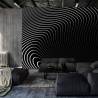 Fototapeta Of The Gray Pattern Of Lines . Eps10.