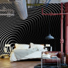 Fototapeta Of The Gray Pattern Of Lines . Eps10.