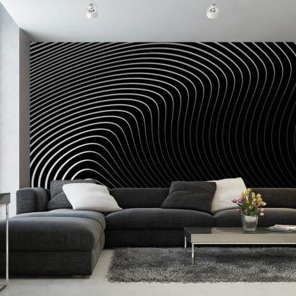 Fototapeta Of The Gray Pattern Of Lines . Eps10.