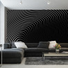 Fototapeta Of The Gray Pattern Of Lines . Eps10.