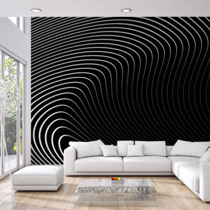 Fototapeta Of The Gray Pattern Of Lines . Eps10.