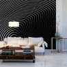 Fototapeta Of The Gray Pattern Of Lines . Eps10.