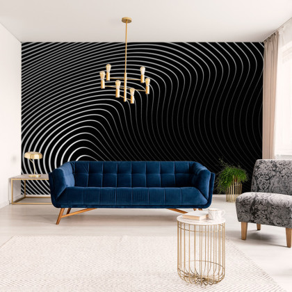 Fototapeta Of The Gray Pattern Of Lines . Eps10.
