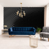 Fototapeta Of The Gray Pattern Of Lines . Eps10.