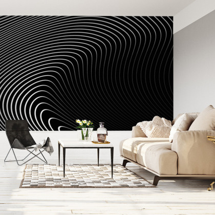 Fototapeta Of The Gray Pattern Of Lines . Eps10.