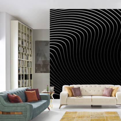Fototapeta Of The Gray Pattern Of Lines . Eps10.