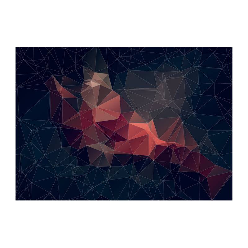 Fototapeta Abstract Retro Colortriangle Background,