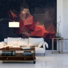 Fototapeta Abstract Retro Colortriangle Background,