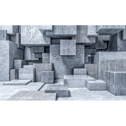 Fototapeta Geometric 3D Background