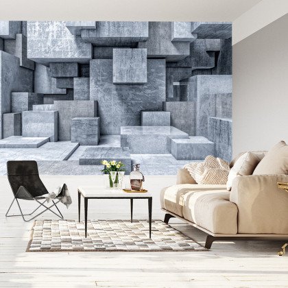 Fototapeta Geometric 3D Background