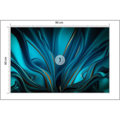 Fototapeta Bright Background With A Volumetric Pattern And Print. 3D , 3D Rendering.