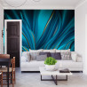Fototapeta Bright Background With A Volumetric Pattern And Print. 3D , 3D Rendering.