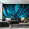Fototapeta Bright Background With A Volumetric Pattern And Print. 3D , 3D Rendering.