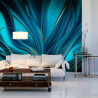 Fototapeta Bright Background With A Volumetric Pattern And Print. 3D , 3D Rendering.
