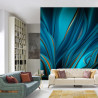 Fototapeta Bright Background With A Volumetric Pattern And Print. 3D , 3D Rendering.