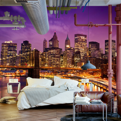 Fototapeta New York Manhattan Pont De Brooklyn