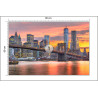 Fototapeta Lower Manhattan Skyline And Brooklyn Bridge