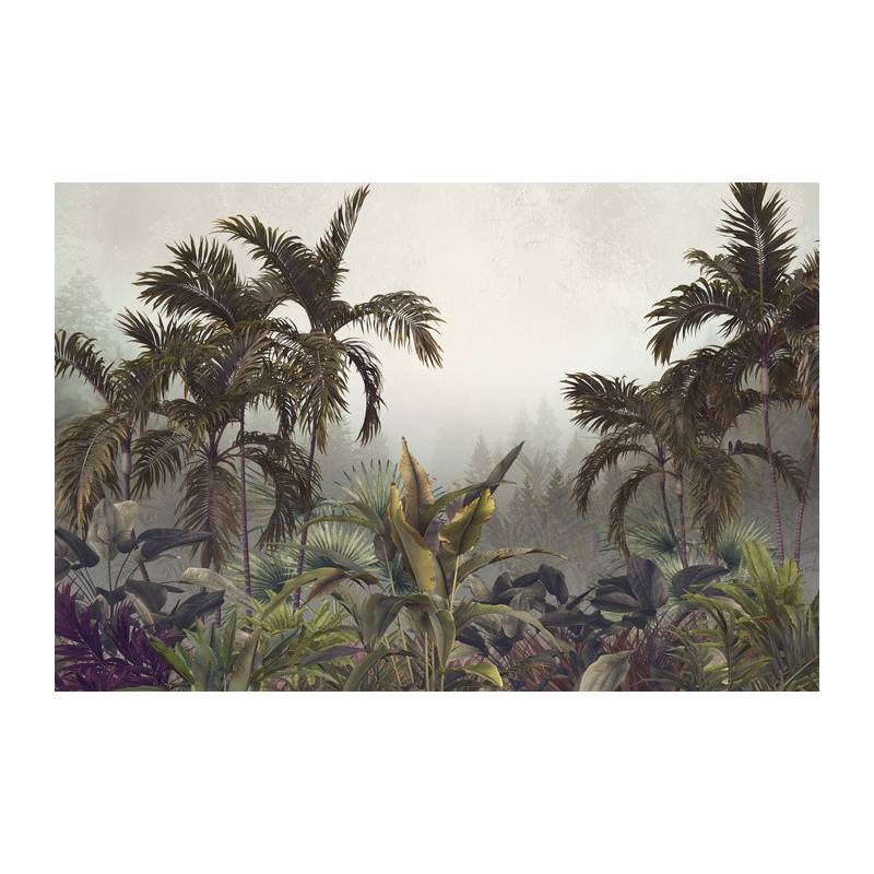 Fototapeta Tropical Trees And Leaves For Digital Printing Wallpaper, Custom Design Wallpaper - 3D