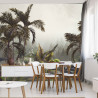 Fototapeta Tropical Trees And Leaves For Digital Printing Wallpaper, Custom Design Wallpaper - 3D