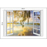 Fototapeta Ocean View Window Paradise