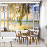 Fototapeta Ocean View Window Paradise