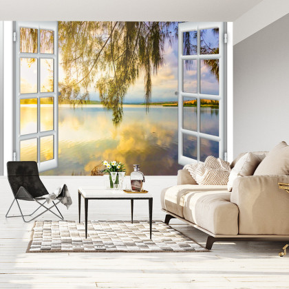 Fototapeta Ocean View Window Paradise