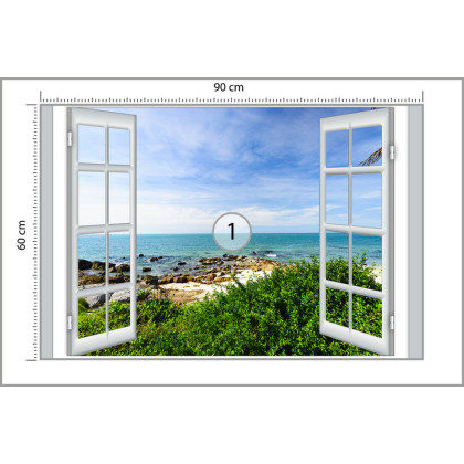 Fototapeta Sea View Open Window