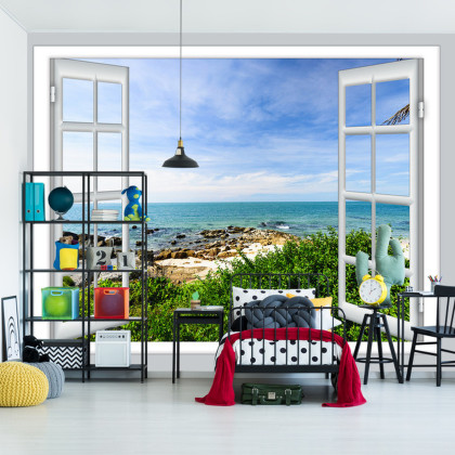 Fototapeta Sea View Open Window