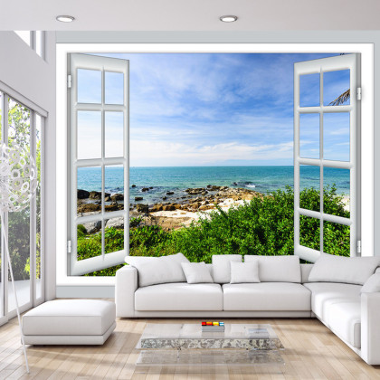 Fototapeta Sea View Open Window