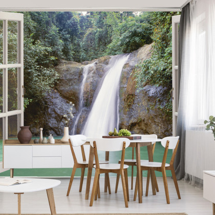 Fototapeta Waterfall Near Iligan Town, Mindanao, Philippines