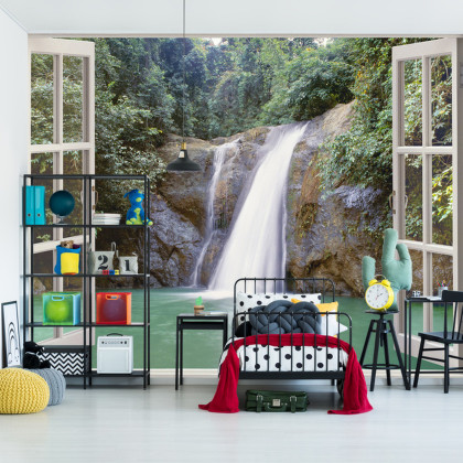 Fototapeta Waterfall Near Iligan Town, Mindanao, Philippines