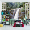 Fototapeta Waterfall Near Iligan Town, Mindanao, Philippines
