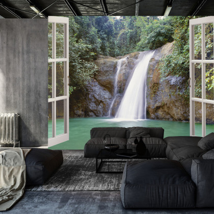 Fototapeta Waterfall Near Iligan Town, Mindanao, Philippines