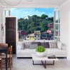 Fototapeta Pen Window View To Old Portofino, Italy