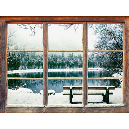 Fototapeta Fensterblick Bluntautal