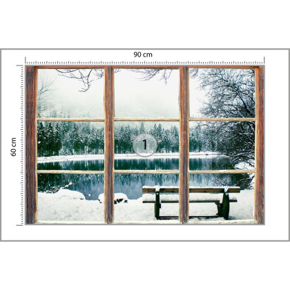 Fototapeta Fensterblick Bluntautal
