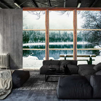 Fototapeta Fensterblick Bluntautal